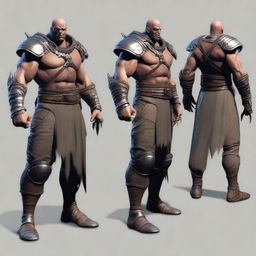 Create an image of a mutant race fighter class character