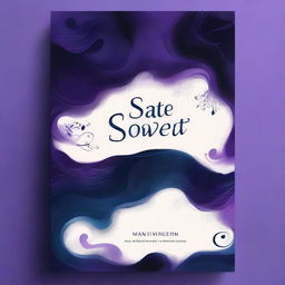 Create an abstract, dark-themed book cover titled 'State Of Sweet Sorrow'