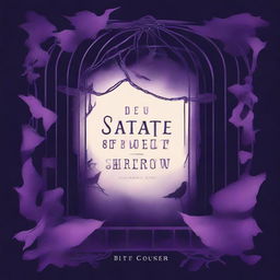 Create a dark-themed book cover titled 'State Of Sweet Sorrow'