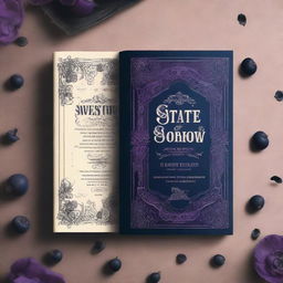 Create a dark-themed book cover titled 'State Of Sweet Sorrow'