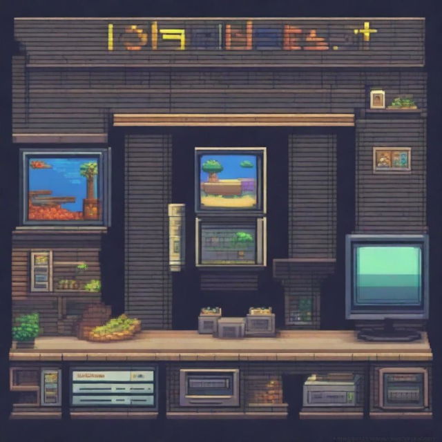 Una pantalla de ordenador en la que aparece el texto 'SIN SPOILER' en estilo pixel art