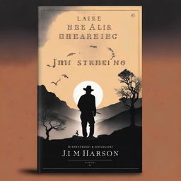 A captivating book cover for 'El Secreto Lunar de Jim Harrison - La Verdad'