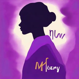 An abstract book cover for 'My Way' about a young lady navigating life's journey