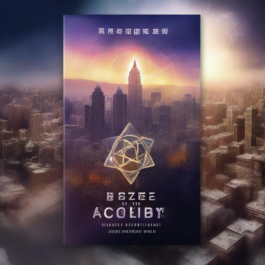 Create a novel book cover titled 'Beyond the Boundaries of the Academy City'