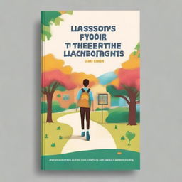 Create a book cover for 'Lessons Beyond the Classroom: A Student's Journey' in English