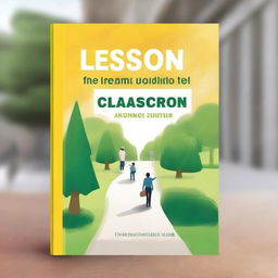 Create a book cover for 'Lessons Beyond the Classroom: A Student's Journey' in English