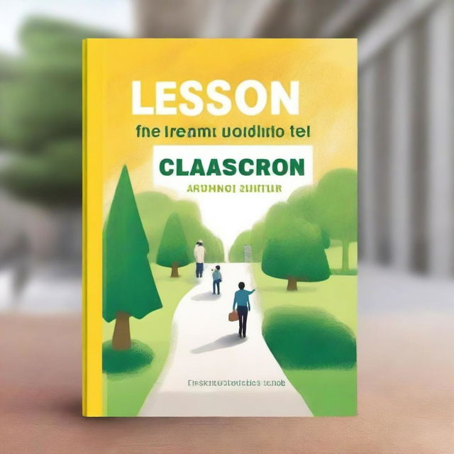 Create a book cover for 'Lessons Beyond the Classroom: A Student's Journey' in English