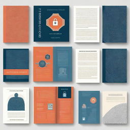 Create a series of eye-catching book covers for a legal book on the role of a Personal Data Officer