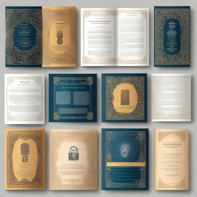 Create a series of eye-catching book covers for a legal book on the role of a Personal Data Officer