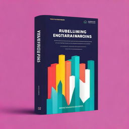 A vibrant and engaging book cover design titled 'R Programming Unlocked: Easy Learning for All'