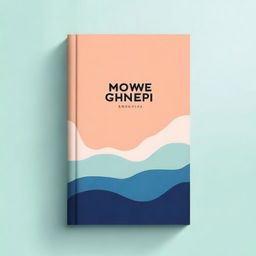 Create a minimalistic book cover design