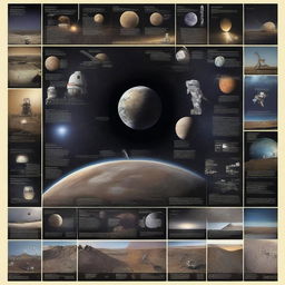 A visually captivating representation of humanity's stellar moments, showcasing new and historic milestones