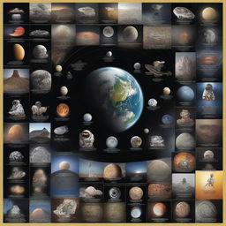 A visually captivating representation of humanity's stellar moments, showcasing new and historic milestones