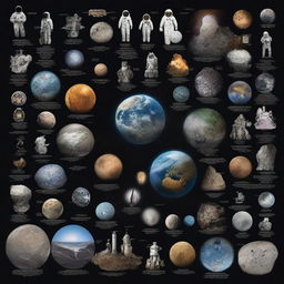 A visually captivating representation of humanity's stellar moments, showcasing new and historic milestones