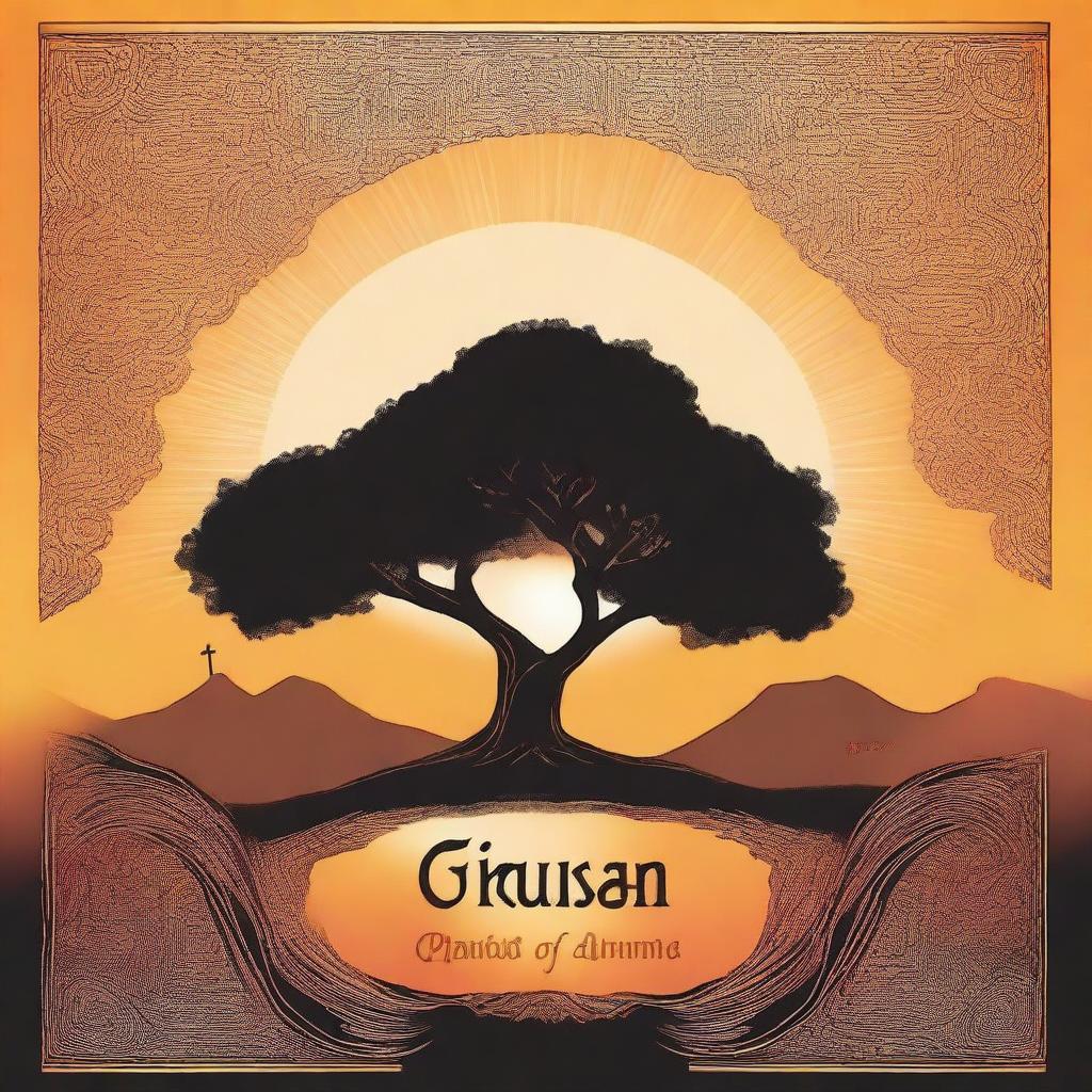 Capa de um manual bíblico com uma imagem serena de uma paisagem ao nascer do sol, com uma cruz ao fundo e uma Bíblia aberta em primeiro plano