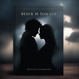 A dark romance book cover without any text