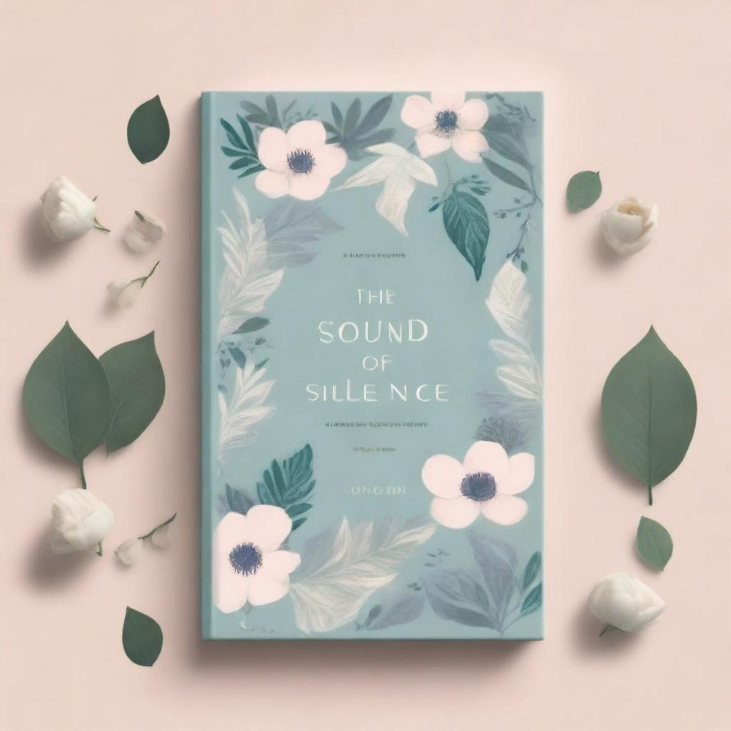 A captivating book cover titled 'The Sound of Silence - A Poetical Journey'