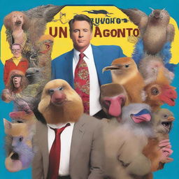 Create a movie poster for the action-comedy 'Un-Cognito