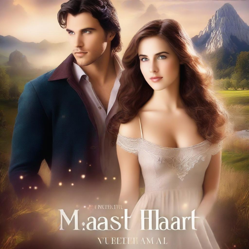 A romance fantasy book cover titled 'Matters of the Heart'