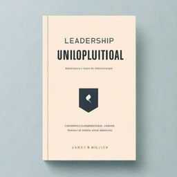 Create a book cover for a book titled 'Leadership Uncomplicated'