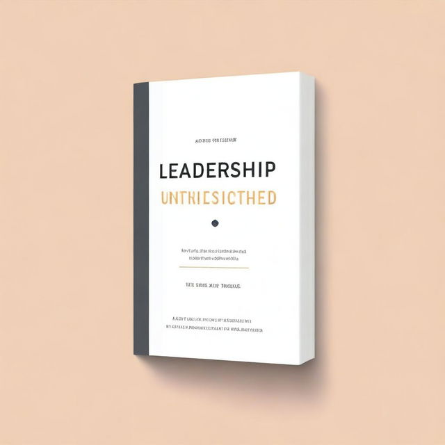 Create a book cover for a book titled 'Leadership Uncomplicated'