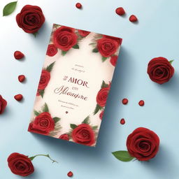 Create a book cover featuring the title 'O Amor é um Milagre'