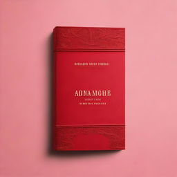 A stylish red bodycon dress displayed prominently on a book cover