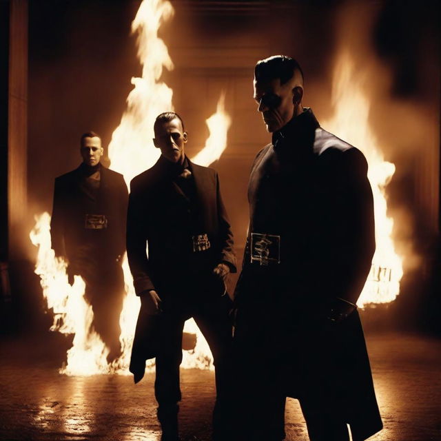 Create a still image from the music video for ‘Sonne’ by Rammstein