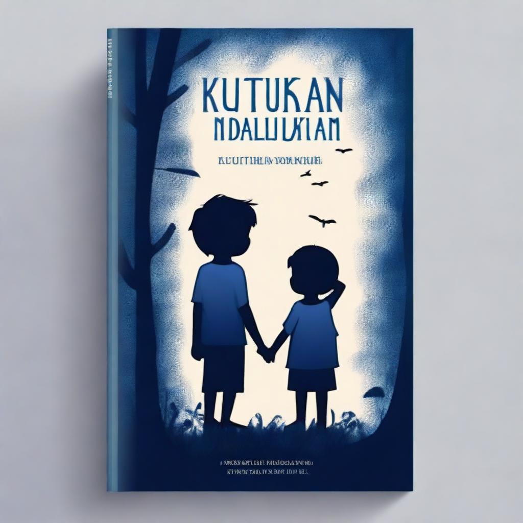 Create a book cover for the title 'Kutukan dalam Bayangan'