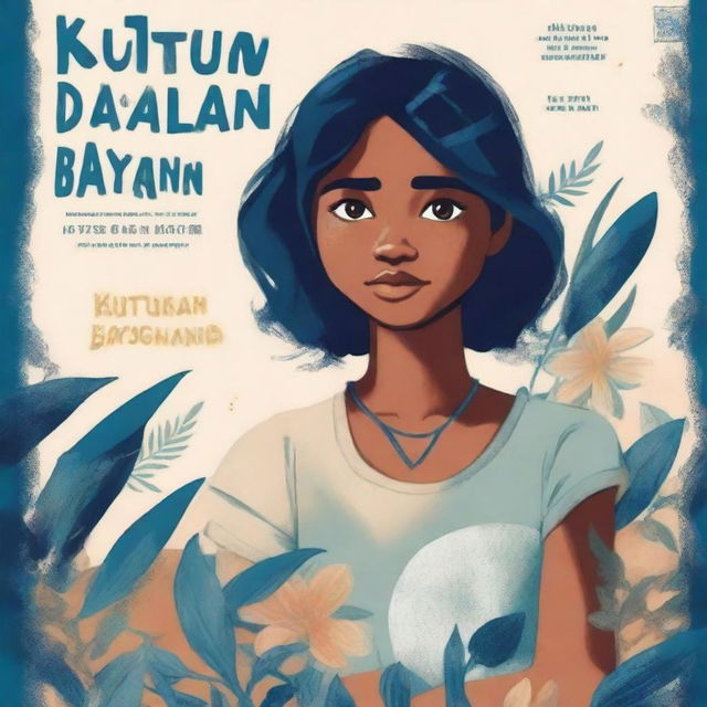 A book cover for the story titled 'Kutukan dalam Bayangan' which tells the story of an indigo girl considered a jinx by her family