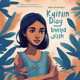 A book cover for the story titled 'Kutukan dalam Bayangan' which tells the story of an indigo girl considered a jinx by her family