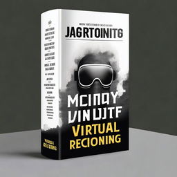 Create a book cover design for a novel titled 'Virtual Reckoning' by JustBella