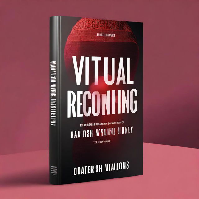 Create a book cover design for the title 'Virtual Reckoning'