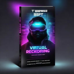 Create a book cover design for a novel titled 'Virtual Reckoning: A Game of Life and Death in Virtual Reality' by JustBella