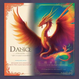 Create a book cover for a book titled 'Dance of the Feather and Scale'