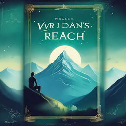 Create a fantasy book cover titled 'Veridian's Reach' by Ashleigh Spooner