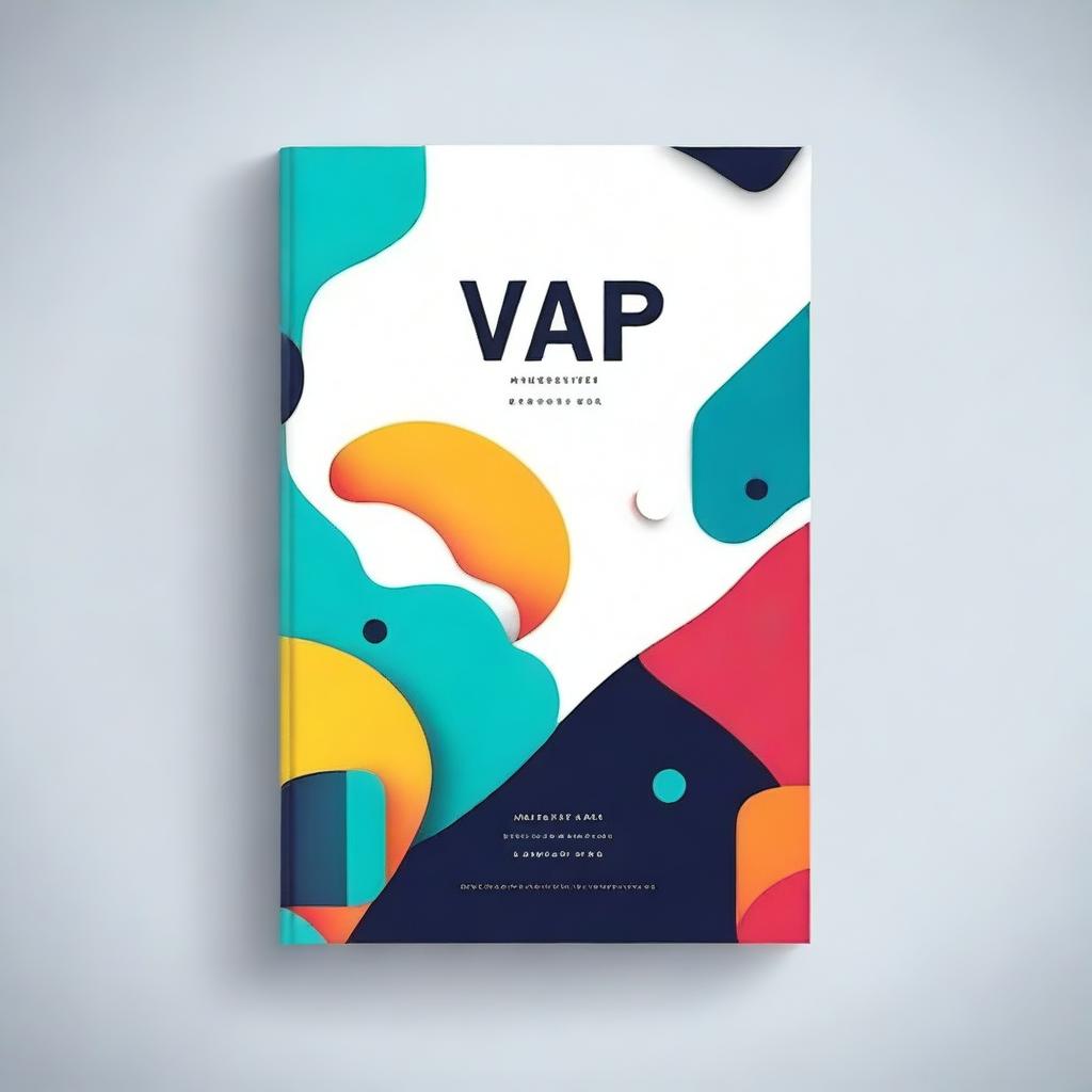 A book cover design for a book titled 'VAP'