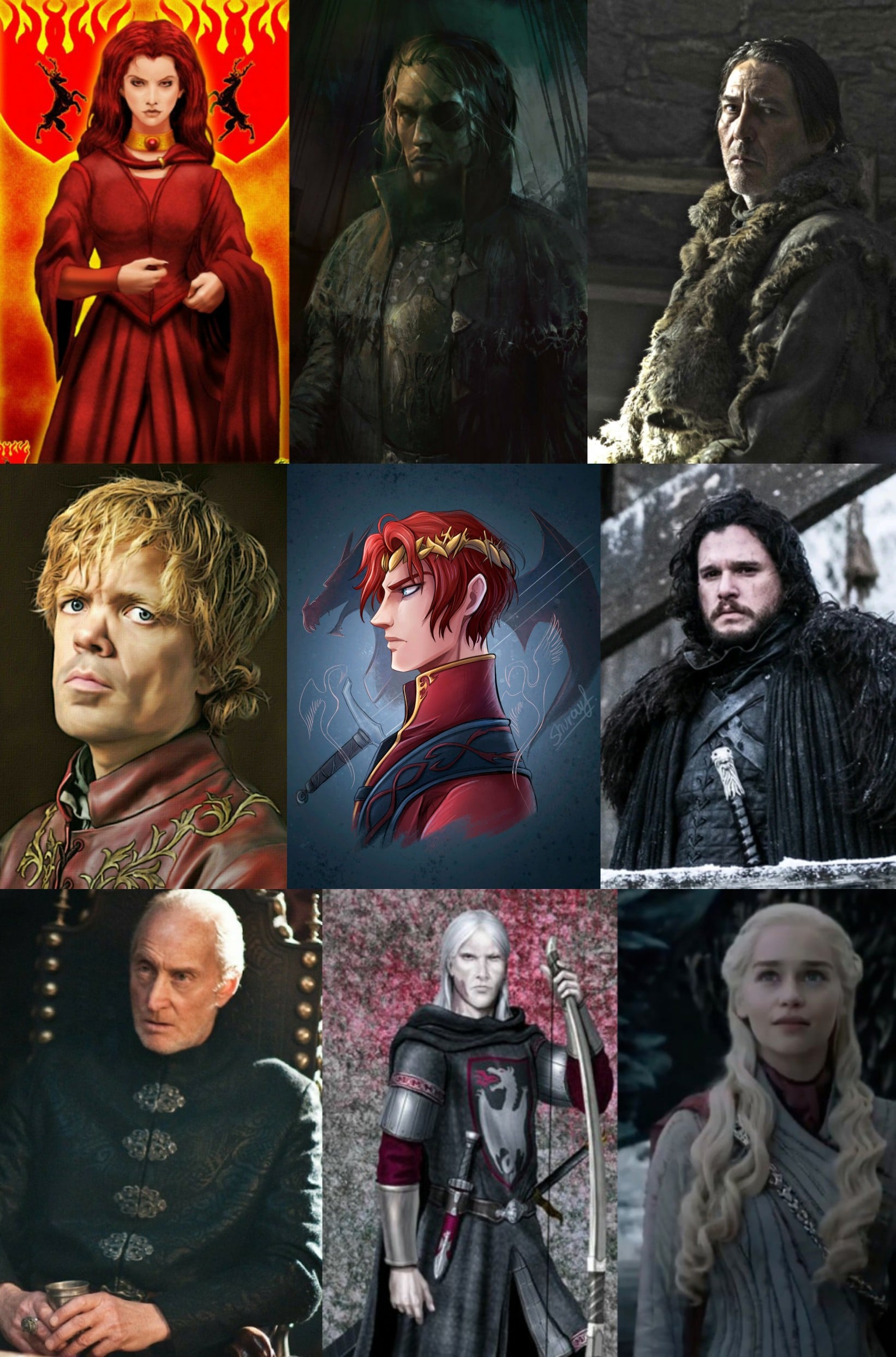 Dive into the mystical and treacherous world of Westeros and discover which character from the A Song of Ice and Fire series best matches your personality. Are you a noble hero, a cunning schemer, or a loyal companion?