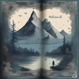 A captivating book cover featuring a mysterious and enchanting scene