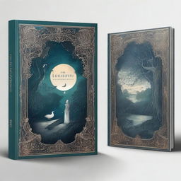 A captivating book cover featuring a mysterious and enchanting scene