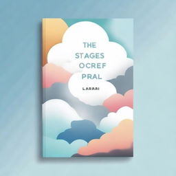 Design a book cover with the title 'The 5 Stages of Grief' by 'Laraib Khan'