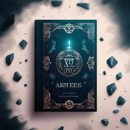 Create an ebook cover featuring a captivating and mysterious design