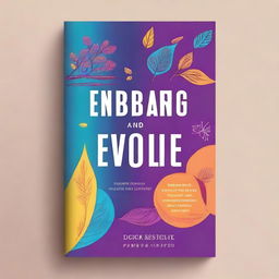 Create a book cover for a self-help book titled 'Embrace and Evolve: A Guide to Thriving Through Change'