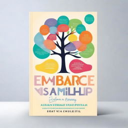 Create a book cover for a self-help book titled 'Embrace and Evolve: A Guide to Thriving Through Change'