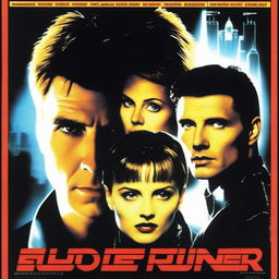 A movie poster for the film Blade Runner starring singer Madonna and actor Tom Cruise