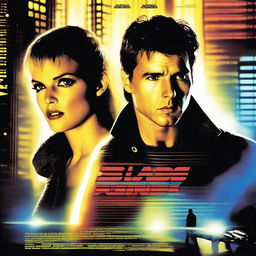 A movie poster for the film Blade Runner starring singer Britney Spears and actor Tom Cruise