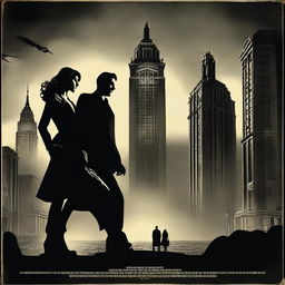 A Noir style movie poster for the Bioshock game starring singer Madonna and actor Tom Cruise