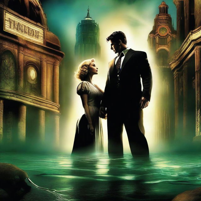 A movie poster for the Bioshock game starring singer Madonna and actor Tom Cruise