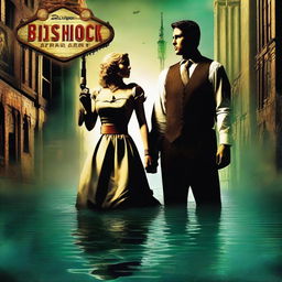 A musical style movie poster for the Bioshock game starring singer Madonna and actor Tom Cruise