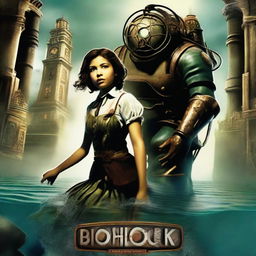 A musical style movie poster for the Bioshock game starring Zendaya and actor Tom Cruise